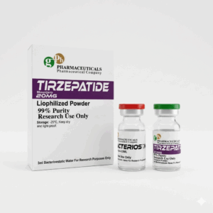 Vial de Tirzepatida 20 mg Mounjaro gph pharmaceuticals de venta en Suplementos Monterrey con envío express a todo México.