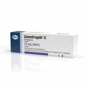 Genotropin 36 iu Pfizer human growth hormone dual chamber cartridge for sale with USA shipping.