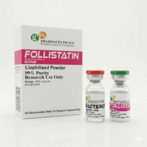 Vial de Follistatin 344 de 5 mg de venta en Suplementos Monterrey con envío express a todo México.