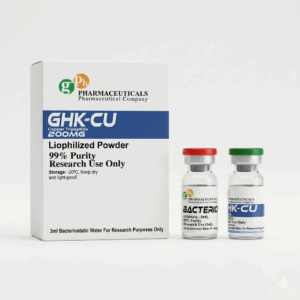 Vial de GHK-Cu Péptido de Cobre de 200 mg de venta en Suplementos Monterrey con envío express a todo México.
