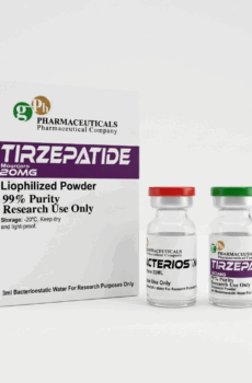 Vial de Tirzepatida 20 mg Mounjaro gph pharmaceuticals de venta en Suplementos Monterrey con envío express a todo México.