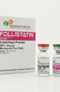 Vial de Follistatin 344 de 5 mg de venta en Suplementos Monterrey con envío express a todo México.