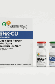 Vial de GHK-Cu Péptido de Cobre de 200 mg de venta en Suplementos Monterrey con envío express a todo México.