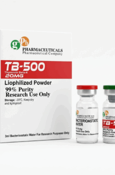 Vial de TB-500 de 20 mg de venta en Suplementos Monterrey con envío express a todo México.